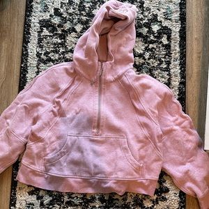 Lululemon light pink scuba sweatshirt. Size 8 (or medium)